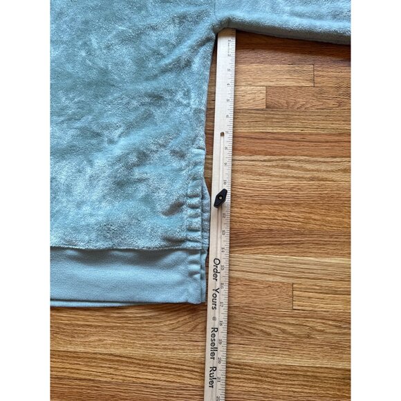So Plush Mint Green Crewneck Sweatshirt M Size Long Sleeve Pullover - Picture 5 of 7